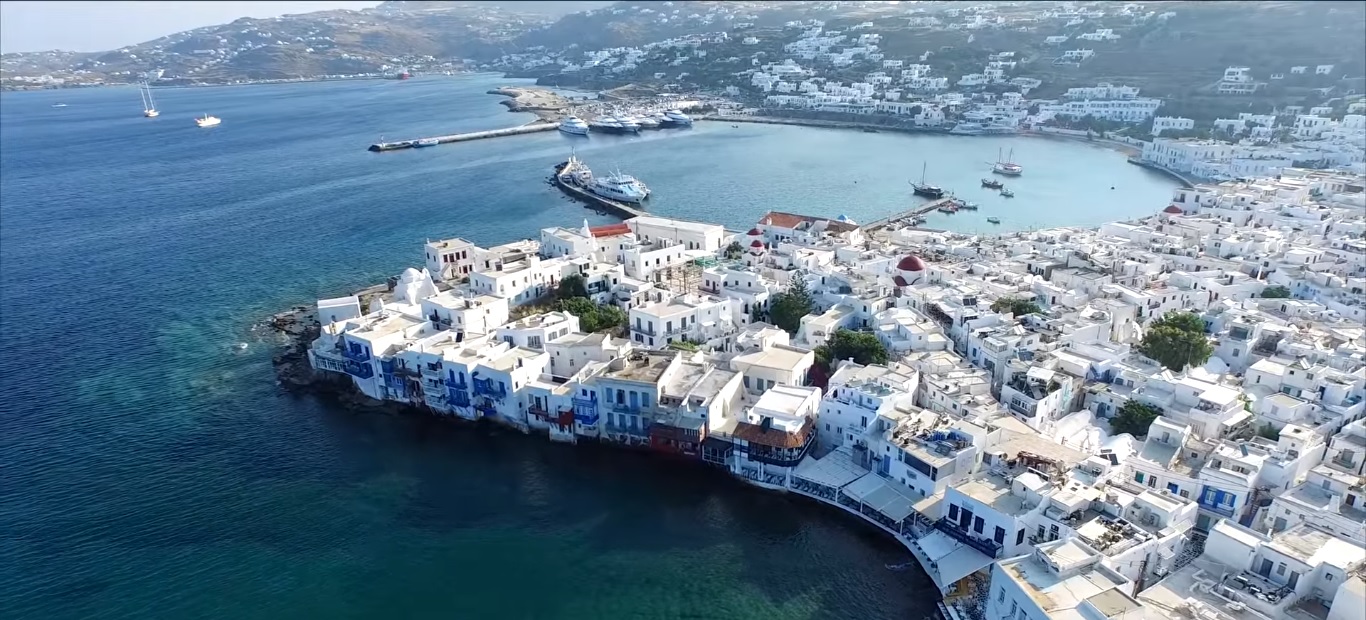 Πανοραμική άποψη της Μυκόνου